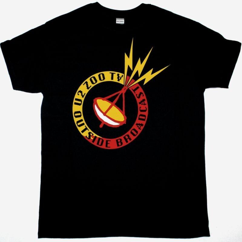 Vtg U2 ZOO TV TOUR Heavy Cotton Black Shirt All Size For Men BL355 Unisex T-Shirt XXL