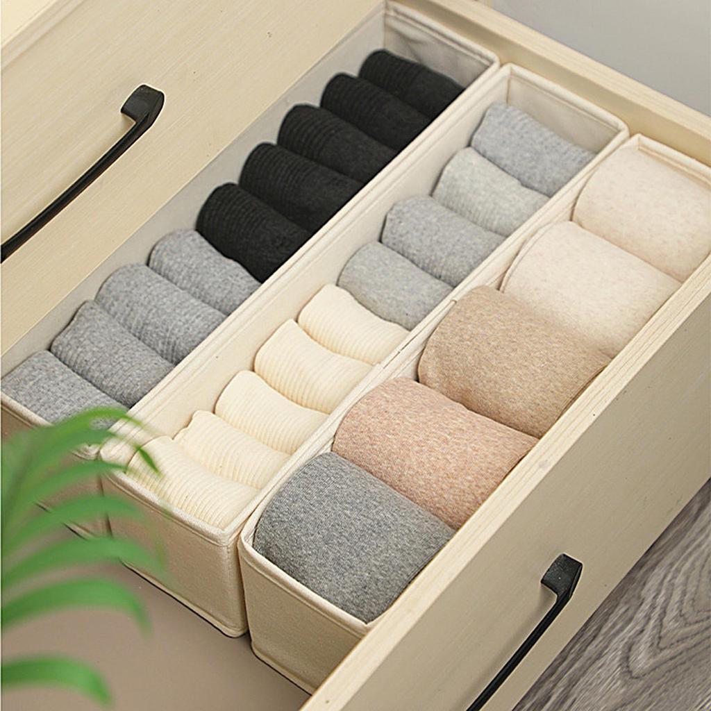 Collapsibled Cloth Fabric Bin Drawers Baskets Closet Organizer Storage Basket/Box/Bin/Shelf Cube Underwear Storage Organizer