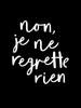 Édith Piaf Non, Je Ne Regrette Rien Oversized T-Shirt