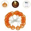 LED Halloween String Lights - Pumpkin, Ghost, Skull & Bat Decorations for Haunted House Atmosphere