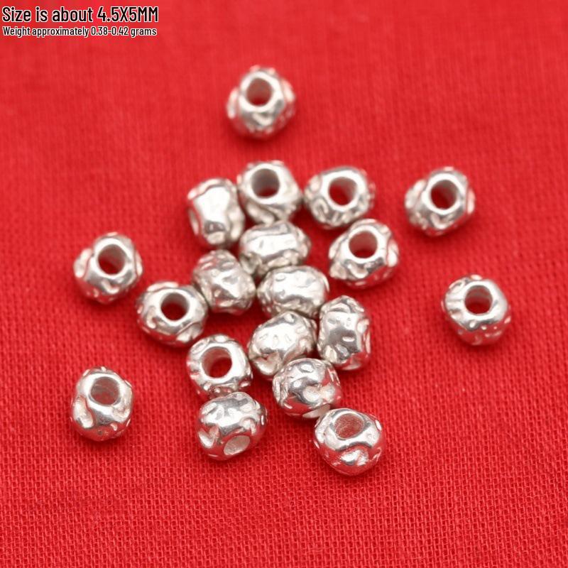 Sterling Silver Leaf Coin Purse Charm with Irregular Fragments and Spring Clasp for DIY Jewelry.