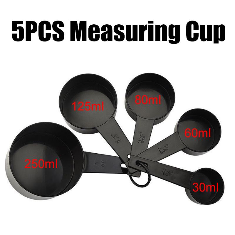 5-10PCS/Pack Kitchen Baking Measure Tool Plastic Measuring Spoon Measuring Cup Suitable for Cake Dessert Ingredient Weighing ZYF