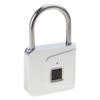 Metal Padlock Keyless Biometric Security Lock Keyless Fingerprint Security Lock 47x76mm for Gym Locker Fence & Gate