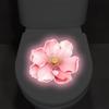 Pulver Toiletsæde Selvklæbende Dekorativ Klistermærke, Badeværelse Vandtæt Natlysende Toilet Udsmykningsklistermærke