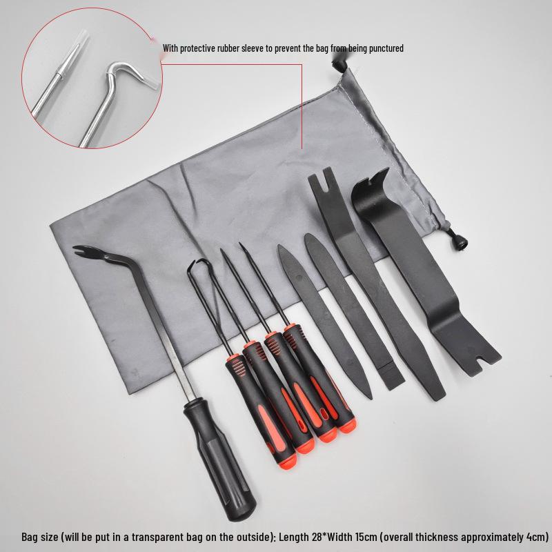9-Piece Car Modification Tool Set: Door Panel & Audio Panel Removal Pry Bar Tools