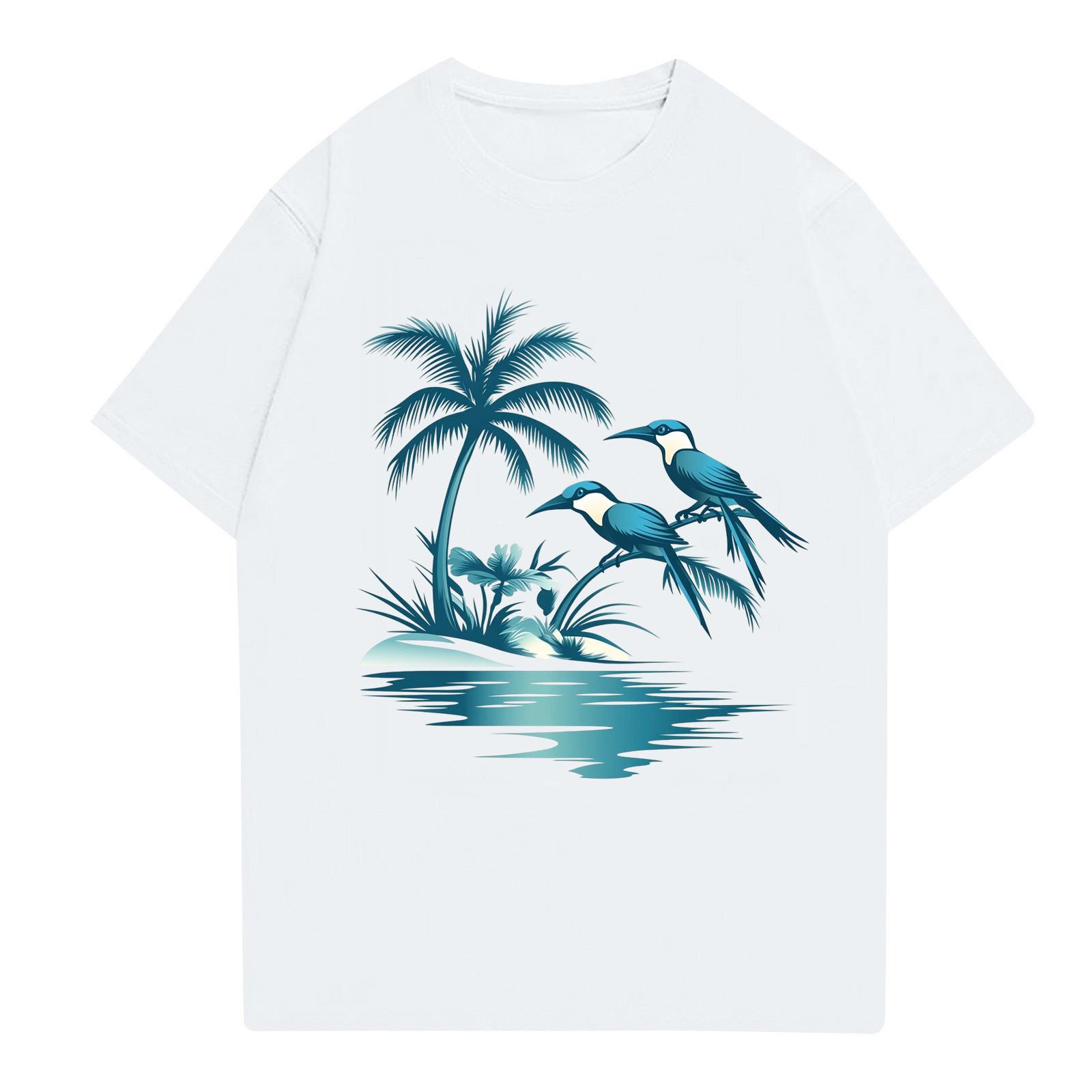 

Чоловіча сорочка зі стоячим коміром і коротким рукавом Вільна святкова сорочка для відпочинку Чоловіча XL білий