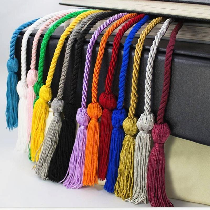 652F Celebratory Gold Graduation Cord With Tassels, 67Inch Graduation Cord