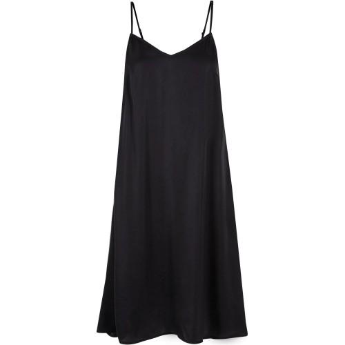 

Urban Classics Womens/Ladies Viscose Satin Slip Dress колір синій океан