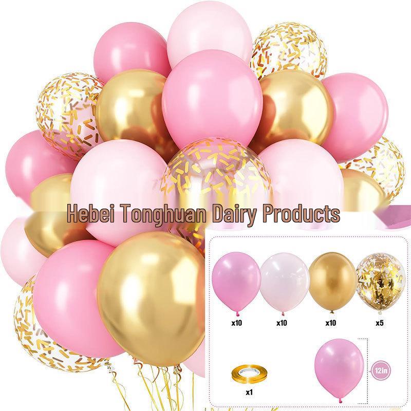 Set di 35 Palloncini Colorati con Paillettes da 12 Pollici per Decorazioni di Feste di Compleanno