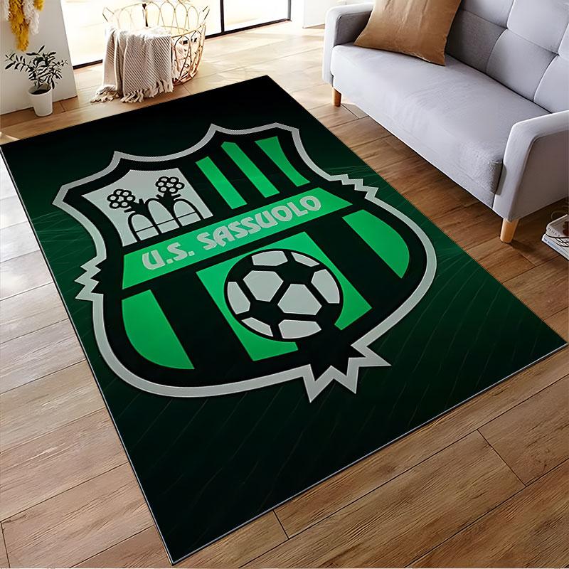 U.S. Sassuolo Soccer Emblem suitable as a non-slip mat for the living room or bedroom sofa