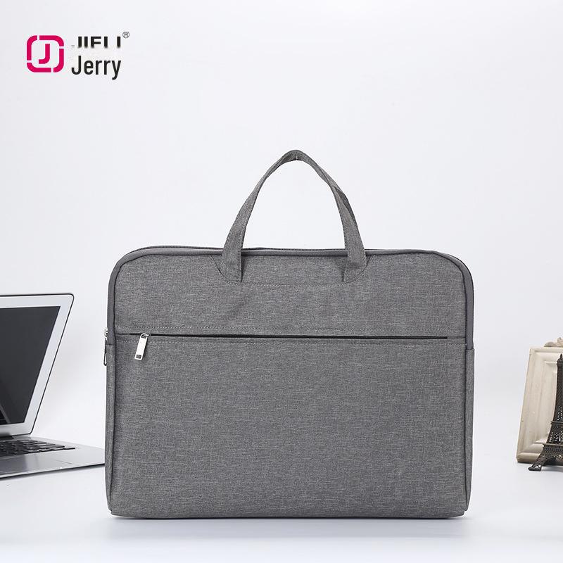 

Сумка для деловых документов Jerry 5590 A4 - офисный портфель унисекс с настраиваемым логотипом серый