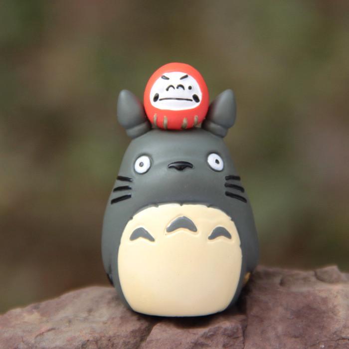 Cute Cartoon Totoro Overhead Dharma Micro Model Ornament For Prop Landscape