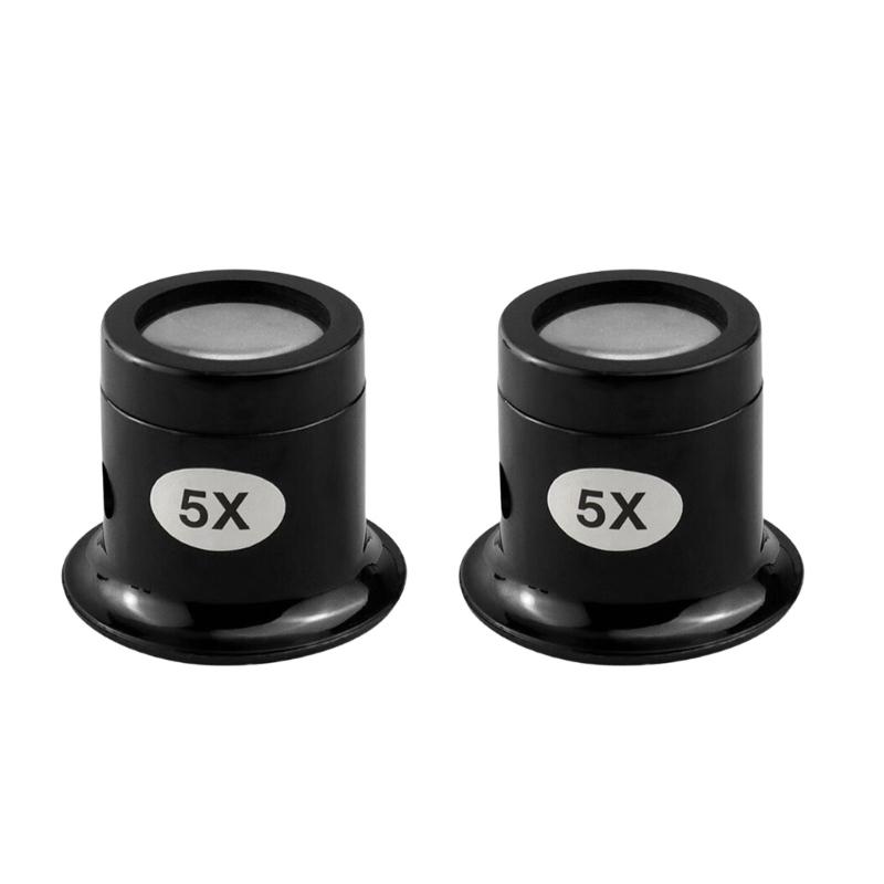 Jewelers Loupe Portable Monocular Magnifier Magnifying Glass Tool For Clock Maintenance Craftsmen And Hobbyists