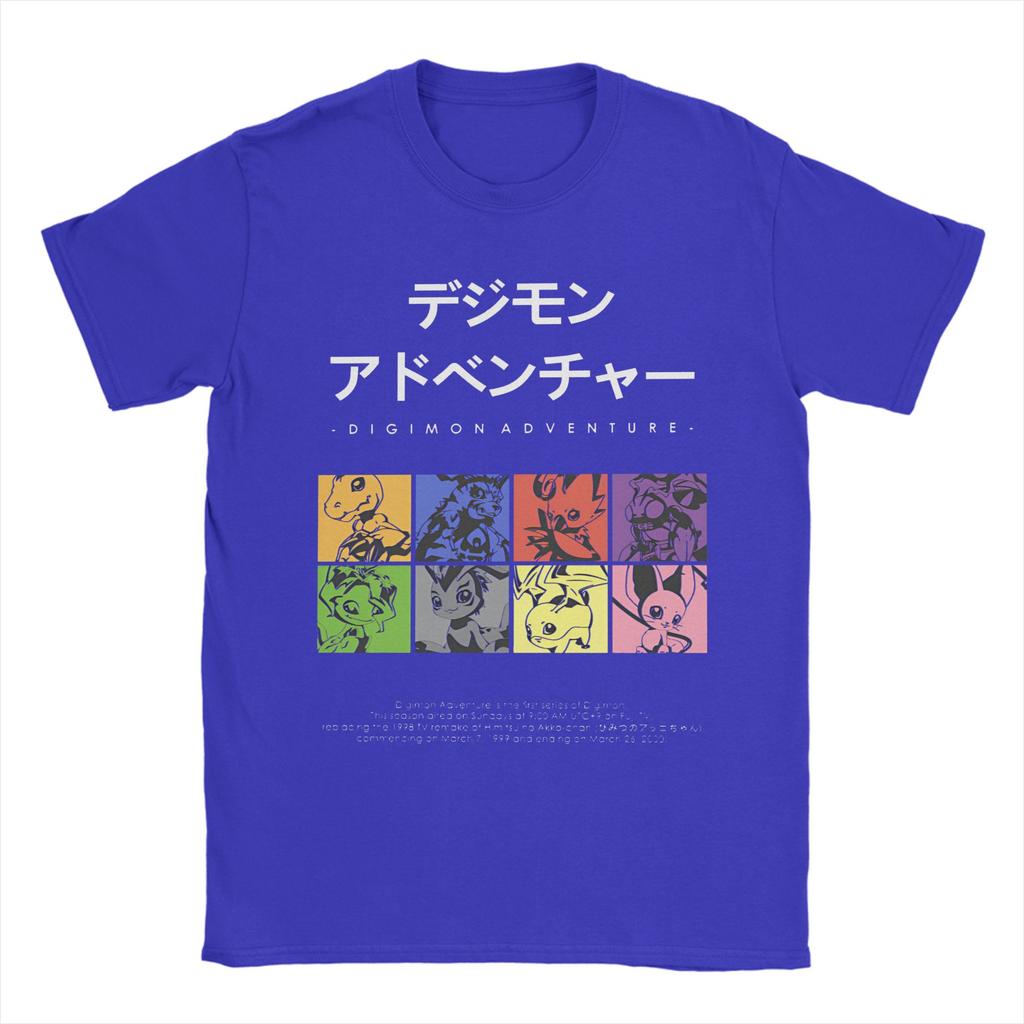 Digimon Adventure T Shirt for Men Women Cotton Funny T-Shirt Crewneck  Tees Short Sleeve Tops Original