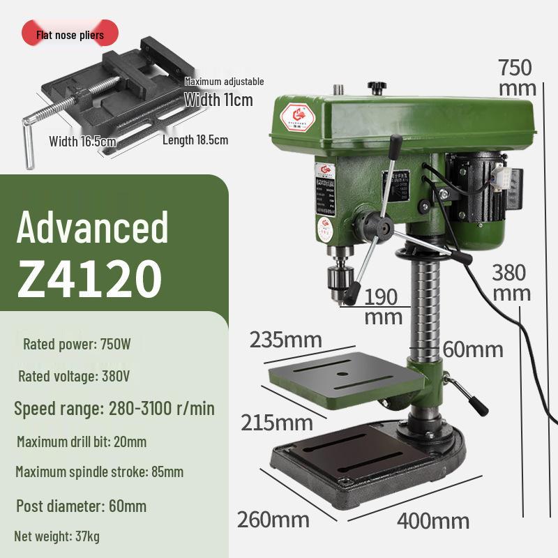 Shushang Industrial Grade Multi-functional Bench Drill Press High Power Household Drill Tap Combo