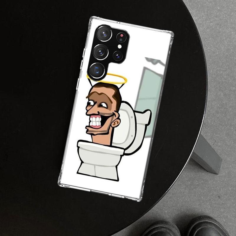 S-Skibidi Toilet Mobile Cell Phone Case Cover for Samsung Galaxy S26 S25 Edge S24 S23 Ultra S22 Plus S21 FE S20 + Art Customized