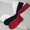 hiig [no.016] classic red basic silk socks
