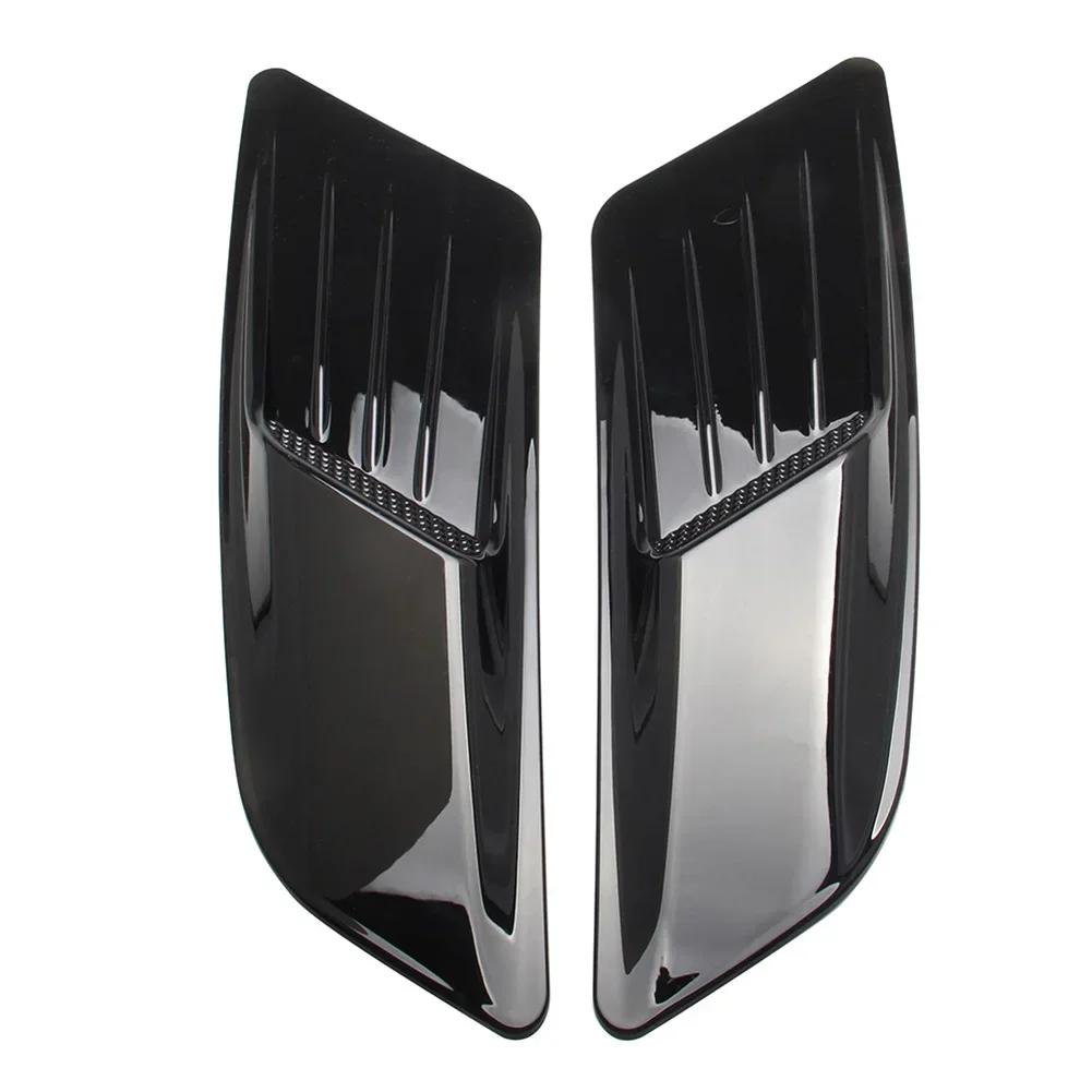 

Universal Fit For Ford Mustang 2015-2025 Front Hood Intake Scoop Bonnet Vent Panel Trim Air Vent Outlet Cover Car Accessories чёрный