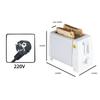 Tostapane impastatrice-BH002A Standard europeo bianco
