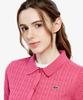 Lacoste Women'S Cable Short Sleeve Polo Cardigan Af280E-56G Glh