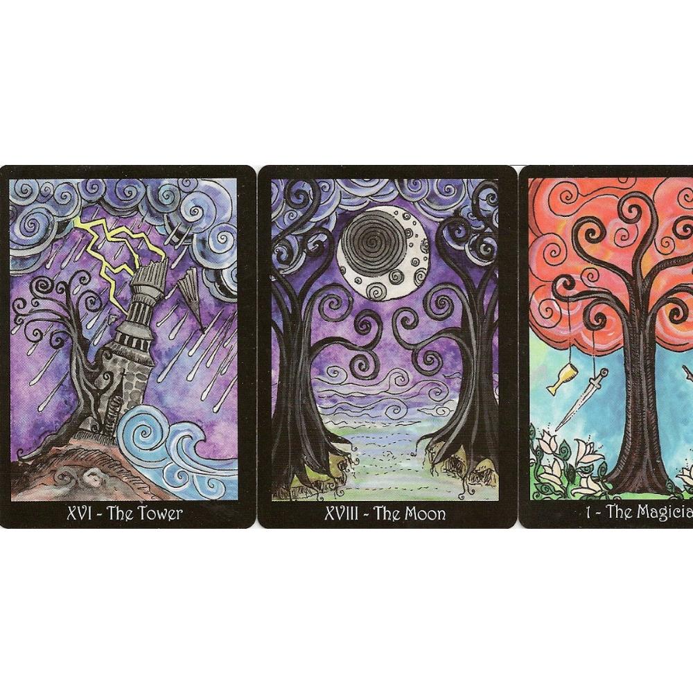 9*6.5cm The Tarot of Trees 78 Pcs Cards Tarot Deck