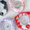 Magnetic Lace Badge Holder Bowknot Ita Bag Decoration Gifts Badge Display Holder  Lolita Accessory