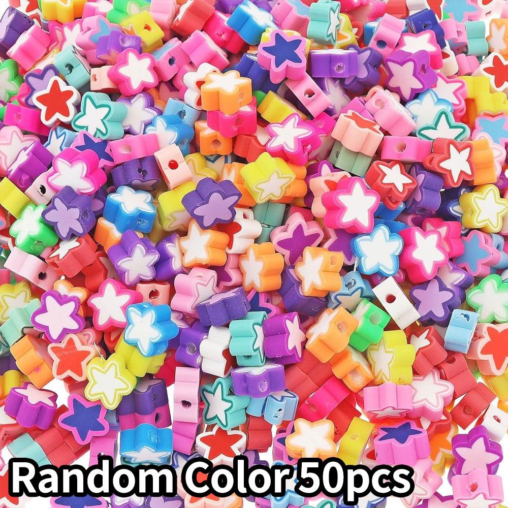 

50/100/200 полимерный клей, свободные бусины в форме Сатурна, симпатичные разноцветные бусины, заколки для волос своими руками, ожерелья, браслеты, серьги-украшения 50pcs