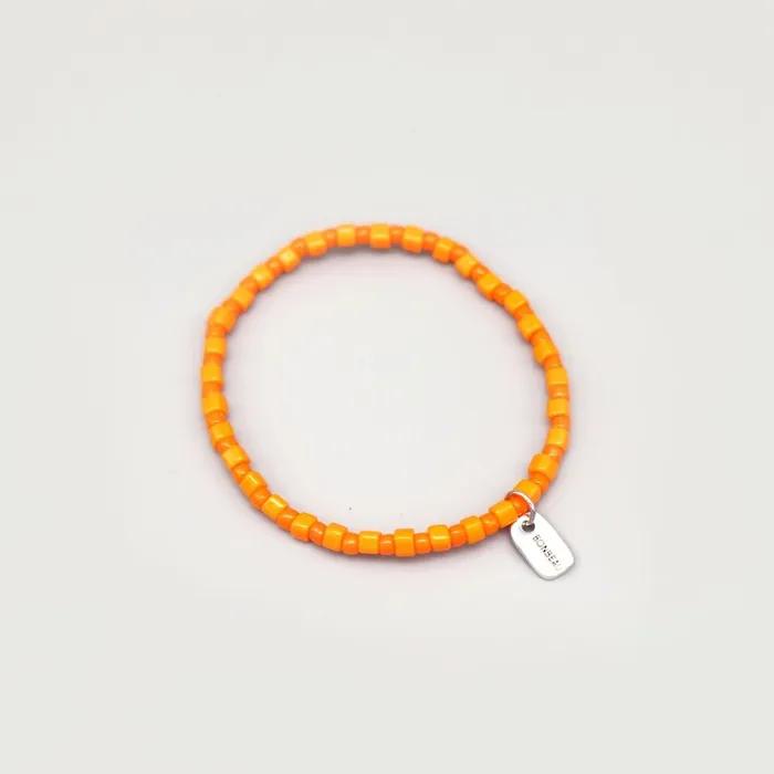 Bonbo 7-Color Bead Mix Charm Layered Banding Bracelet