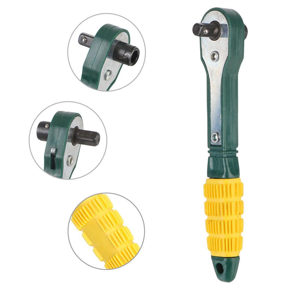 Quick Socket Wrench Tools Practical Mini 1/4 Screwdriver Rod Adjustable Rapid Ratchet Wrench