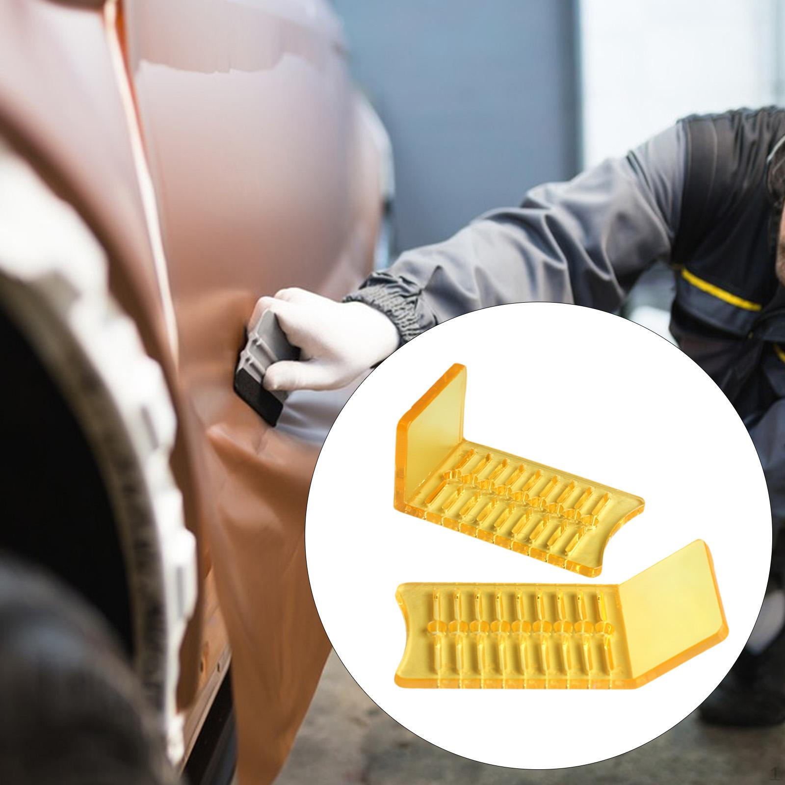 

2x Инструменты для измерения виниловой пленки для автомобиля Маркер Портативный дизайн Точная резка Выравнивание без усилий