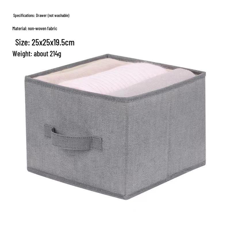 

Багатошаровий підвісний органайзер для гардеробу, неткані складні тканинні сумки для зберігання одягу та дрібниць Gray