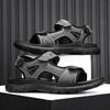 Men's Sandals 2024 New Velcro Summer Wear Non-slip and Wear-resistant Outdoor Driving Dual-purpose Sports Beach Shoes