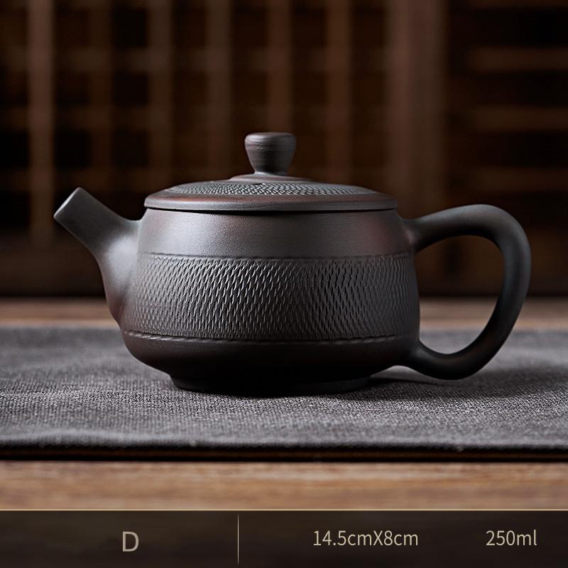 Jianshui Purple Pottery Pot Ceramic Kung Fu Teapot Handmade Teapot Tea Maker Tea Set  Small Teapot Tea Kettle