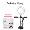 6-inch Beauty Fill Light Stand for Mobile Phone Live Streaming with Dual Position and Telescopic Adjustment