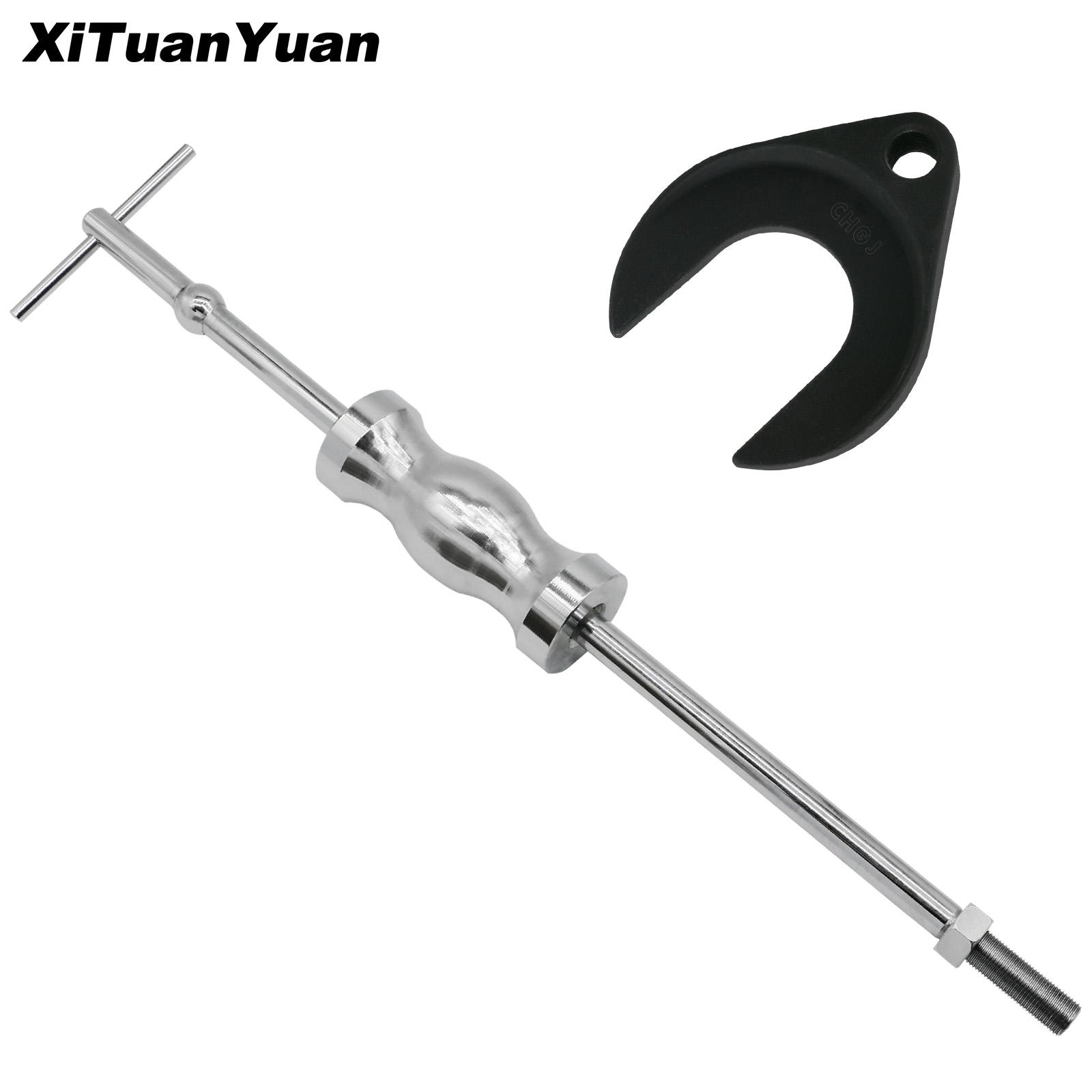 

Car disassembly tool blind hole sliding hammer guide bearing pulleys inner shaft pull rod tool car maintenance tool Puller