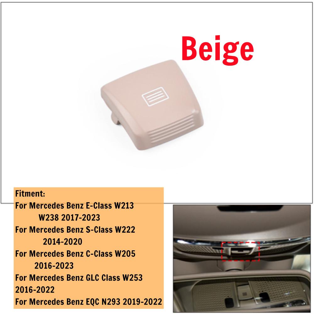2025 Hot Racing Grills Car Sunroof Window Switch Button Cover For Mercedes Benz E S C Class GLC EQC W213 W238 W222 W205 W253 N29