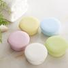 1PC Circular Soap Box Creative PP Waterproof Sealed Portable Soap Box Cover Drainage Soap Rack Supplies