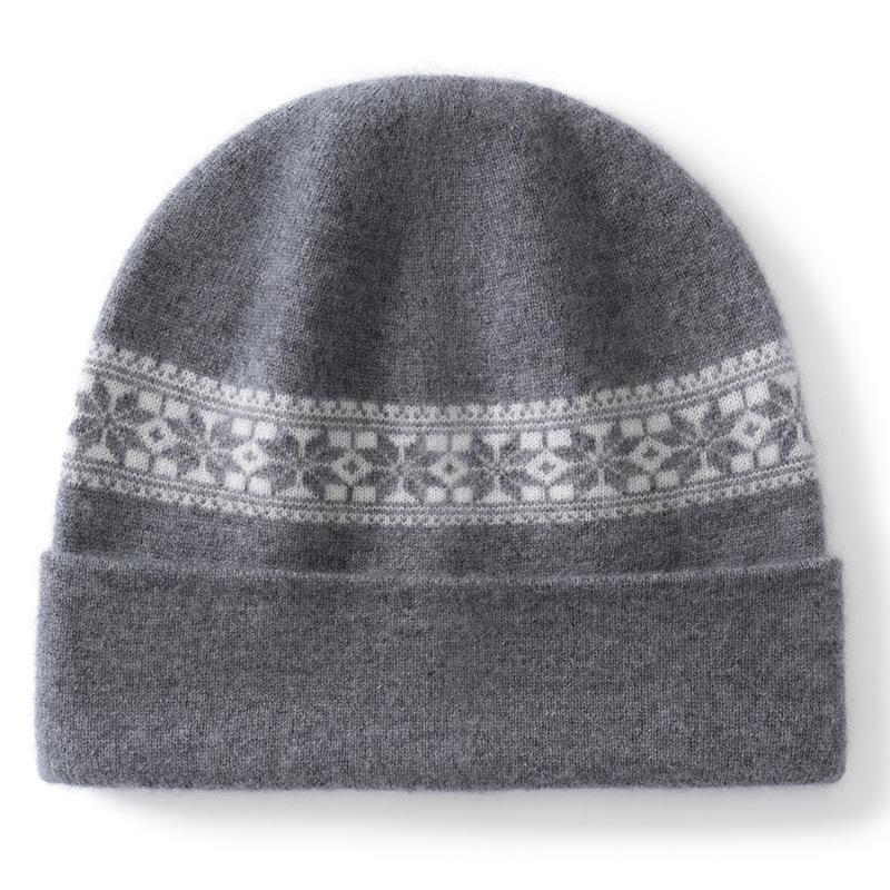 High version versatile outdoor cold hat autumn and winter new warm wool hat windproof warm face small knitted hat