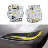 Car LED DRL Headlight for Tesla Model 3 Highland 2024 2025 Yellow Daytime Running Light Front Bumper Fog Lamp Chips