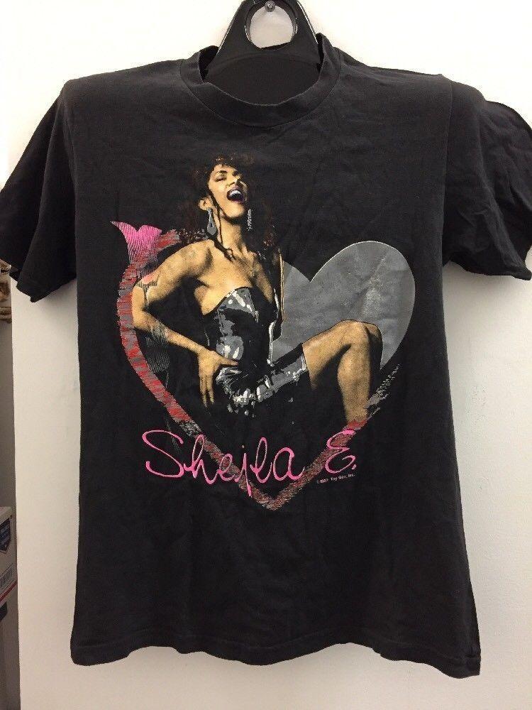 Sheila E Vintage 1987 Lovesexy Tour Shirt Full Size S to 5XL NZ265 Unisex T-Shirt XXXXL