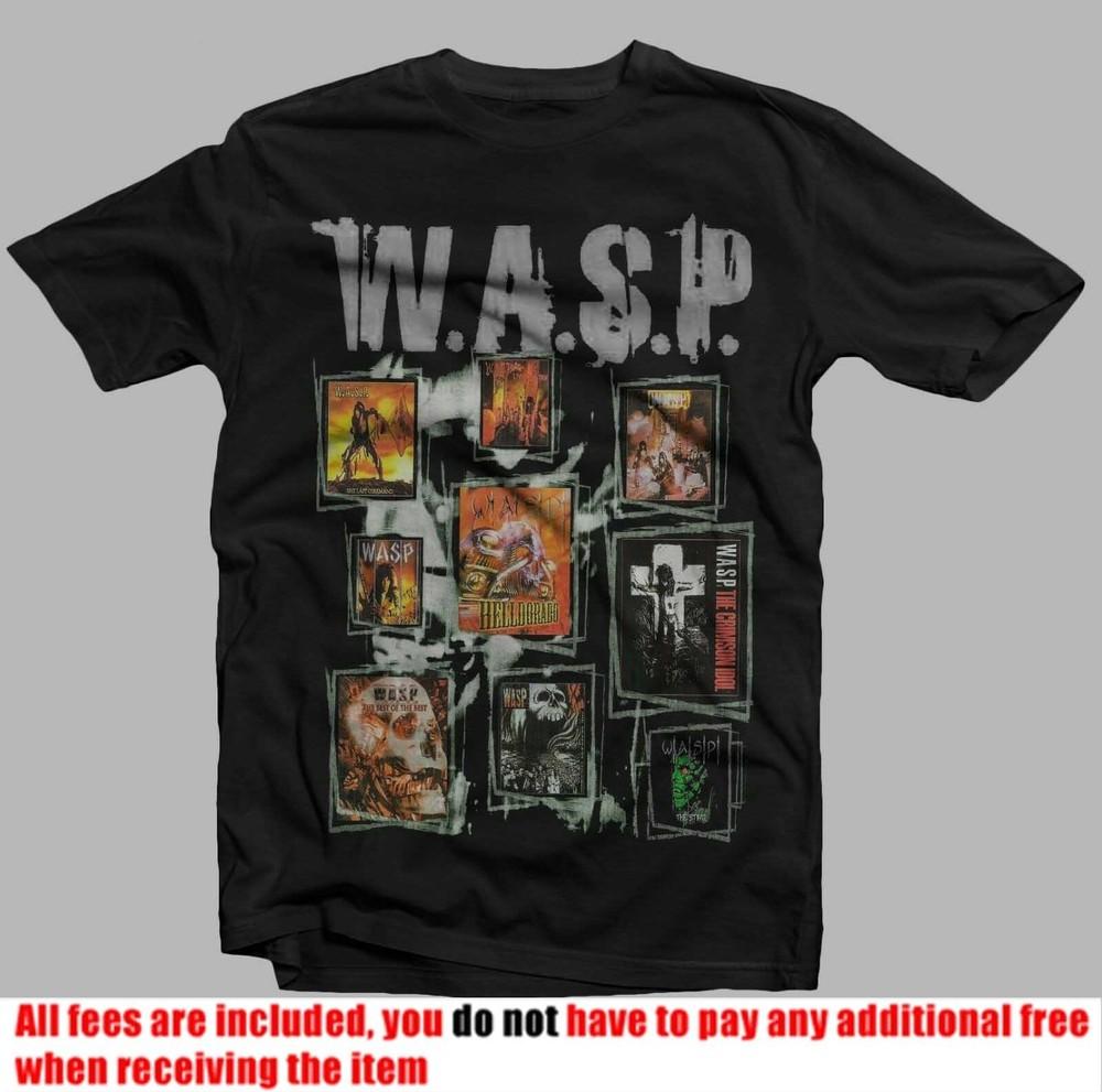 W.A.S.P Vintage Alle Größen Herren und Damen Baumwolle Geschenk PT268 Unisex T-Shirt