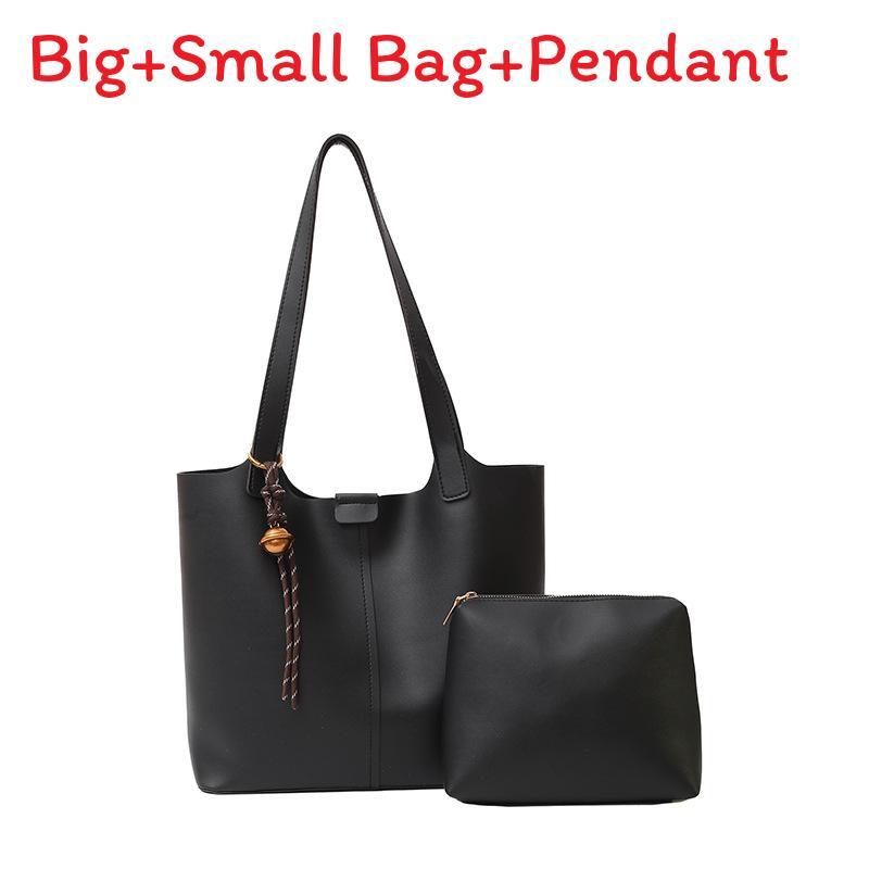 Street Style Pu Tote Bag For Women With Multiple Interior Pockets And Simple Design