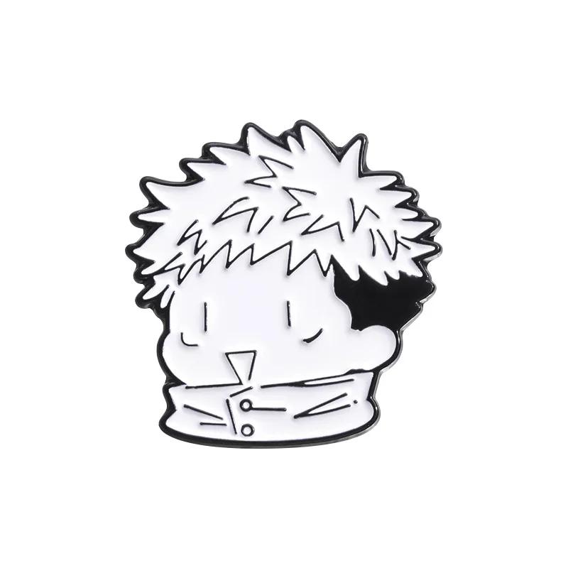 Anime JJK Jujutsu Kaisen Cosplay Brooch Enamel Pin Badges Brooches for Clothes Jewelry Accessories Fashion Jewelry Gift