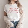 2025 Team Bruid Shirt Varsity Bruid-to-be Shirts Toekomstige Bruid Shirt Vintage Esthetiek Vrijgezellenfeest T-shirt Schattige Bruiloft Shirts