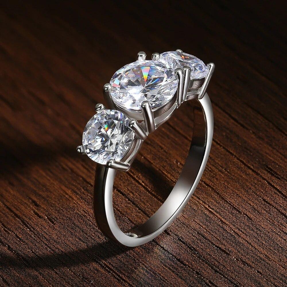 KNOBSPIN D VVS1 moissanitové prsteny pro ženy Zásnubní zásnubní šperky s diamanty s 18k prstenem GRA s925