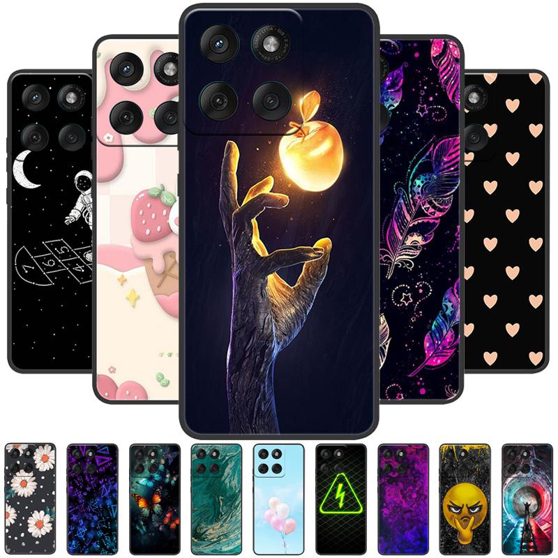 Dla Motorola Edge 60 Fusion Miękkie Etui XT2503-4 Uroczy Kreskówkowy Silikonowy Pokrowiec TPU na Telefon Dla Moto Edge 60Fusion 5G Ochronne Fundas