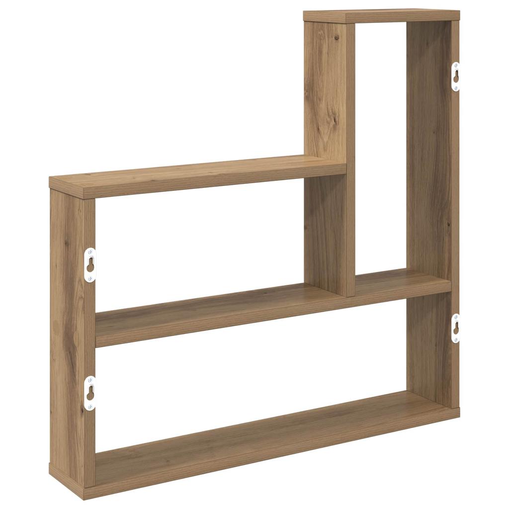 Wall Shelf Artisan Oak 60 x 11 x 60 cm Engineered Wood