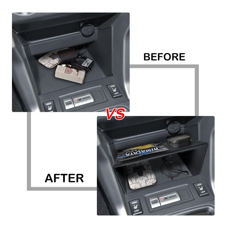 Center Console Tray Organizer for Subaru Forester 2013-2018 Middle Center Console Storage Box Gear Shifter Interior Accessories