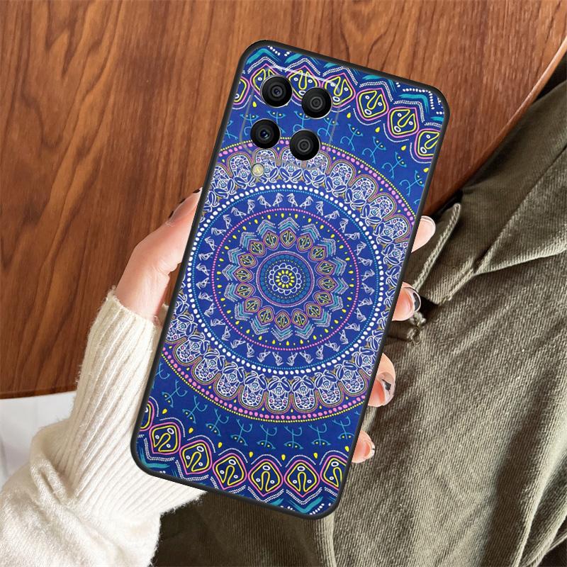 Indian Mandala Pattern Case For Samsung Galaxy M13 M33 M53 M15 M35 M55 M06 M16 M36 M56 M31 M12 M32 M52 M14 M34 M54