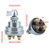 300A Battery Cut  Switch Aluminium Housing Heavy Duty Battery Disconnect Switch Secure Power Cutoff Switch for Vehicle
